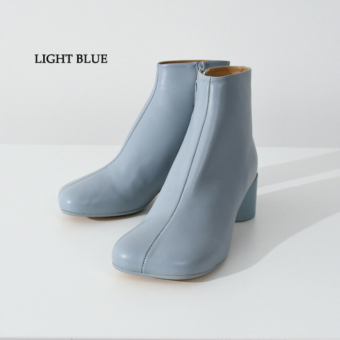 【全品P10倍】MM6 MAISON MARGIELA エムエムシックス メゾン マルジェラ ブーツ アナトミックブーツ S59WU0234 P3628 レディース アンクルブーツ ライトブルー レザー spcp