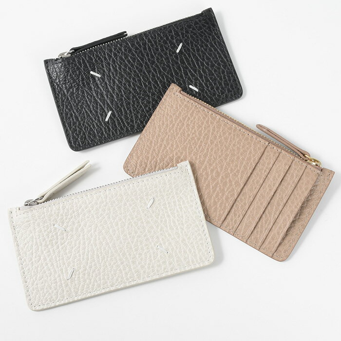 【MAX20,000円OFFクーポン】MAISON MARGIELA メゾン マルジェラ カードケース コインケース クレジットカード ホルダー S56UI0143 P4455 レディース ブラック グレー ブラウン 小物 ミニ財布 ジップ シンプル レザー 人気 おすすめ LAST1のサムネイル