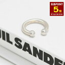 【8/1限定P5倍】JILSANDER ジルサンダー 指輪 リング アクセサリー J29UQ0006 P6998 メンズ シルバー ロゴ 刻印 オープンバンド ...