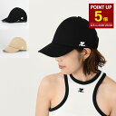 【8/5 0:00-23:59 P5倍】Courreges クレージュ 帽子 キャップ シグネチャーACコットンキャップ 125ACT039CO0024 レディ...