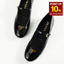 【8/5 0:00-23:59 P10倍】PRADA プラダ シューズ フラットシューズ 1F567N069 バレリーナシューズ レディース ブラック 黒 エナ...