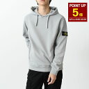 【8/5 0:00-23:59 P5倍】STONE ISLAND ストーンアイランド パーカー トップス 60820 ブラッシュドオーガニックコットン フーディ 811560820 メンズ グレー 長袖 裏起毛 秋冬