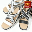 【8/6 0:00-20%OFFクーポン】STELLA McCARTNEY ステラ マッカートニー シューズ ストライププラットフォームサンダル 810162E...