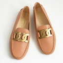 TOD'S トッズ ローファー シューズ XXW00G0DE50NHV ケイト ゴンミーニ シューズ レザー ドライビング ピンクベージュ 靴 レディース ロゴ...