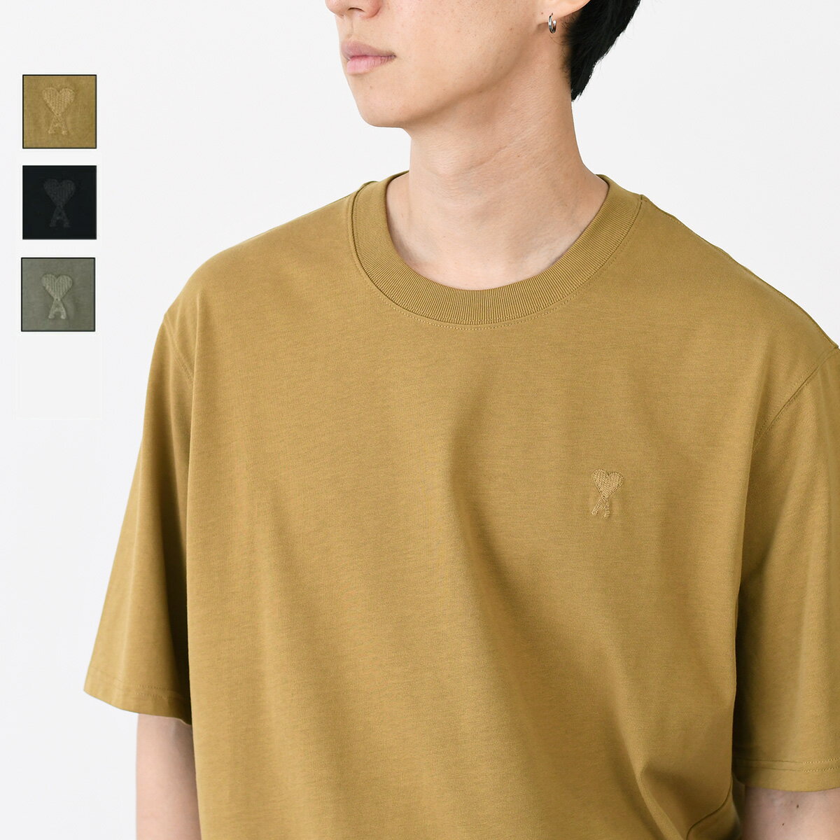 楽天市場】グレー（ブランドアミ）（Tシャツ・カットソー