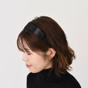 FERRAGAMO フェラガモ ヘアアクセサリー アクセサリー ヴァラ リボン カチューシャ クリスタル 341689 レディース ブラック ロゴ エレガント ...