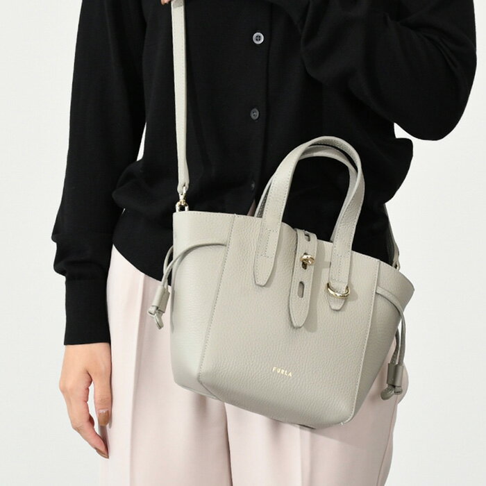 【MAX10,000円OFFクーポン】FURLA フルラ ハンドバッグ ショルダーバッグ NET 2WAYバッグ レディース バッグ 肩掛け 斜め掛け ネット レザー グレー ハンドバッグ ミニバッグ 人気のサムネイル