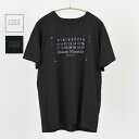 MAISON MARGIELA メゾン マルジェラ トップス スタンプロゴ Tシャツ S51GC0534 S24575 メンズ ユニセックス ベージュ ブラック...