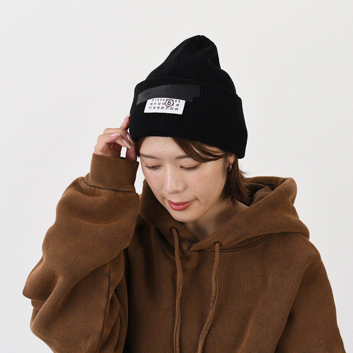 Margielaマルジェラニット帽 ビーニーネイビーレディースS51TC0041 楽天市場】【定価33,000円(税込)】Maison Margiela メゾン