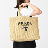 PRADA プラダ ラフィア トートバッグ BAG 鞄 かごバッグ バッグ 1BG392 2A2T シン...