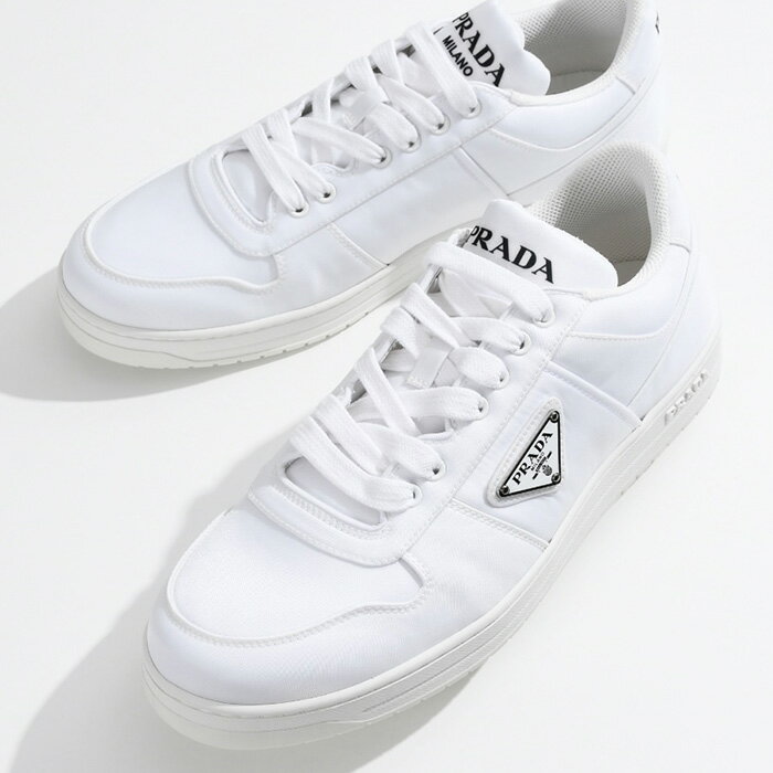【全品P5倍】PRADA プラダ Re-Nylon スニーカー 靴 2EE375 3LFV WHITE ホワイト コントラスト カジュアル 軽量 ラバー トライアングルロゴのサムネイル