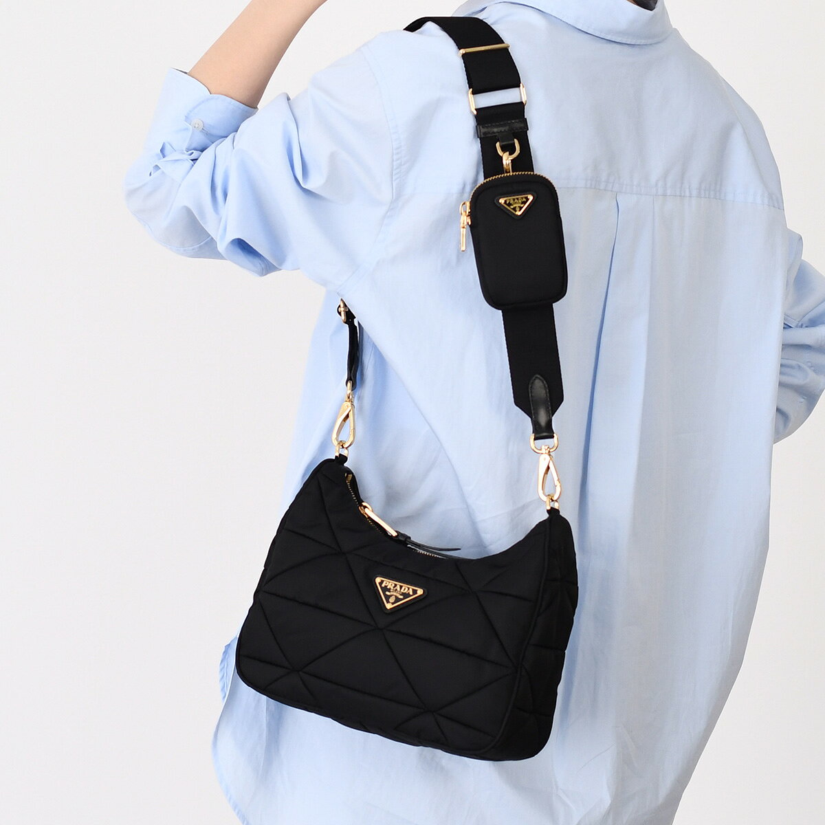 楽天市場】PRADA プラダ バッグ ショルダーバッグ Re-Nylon 1BC151 