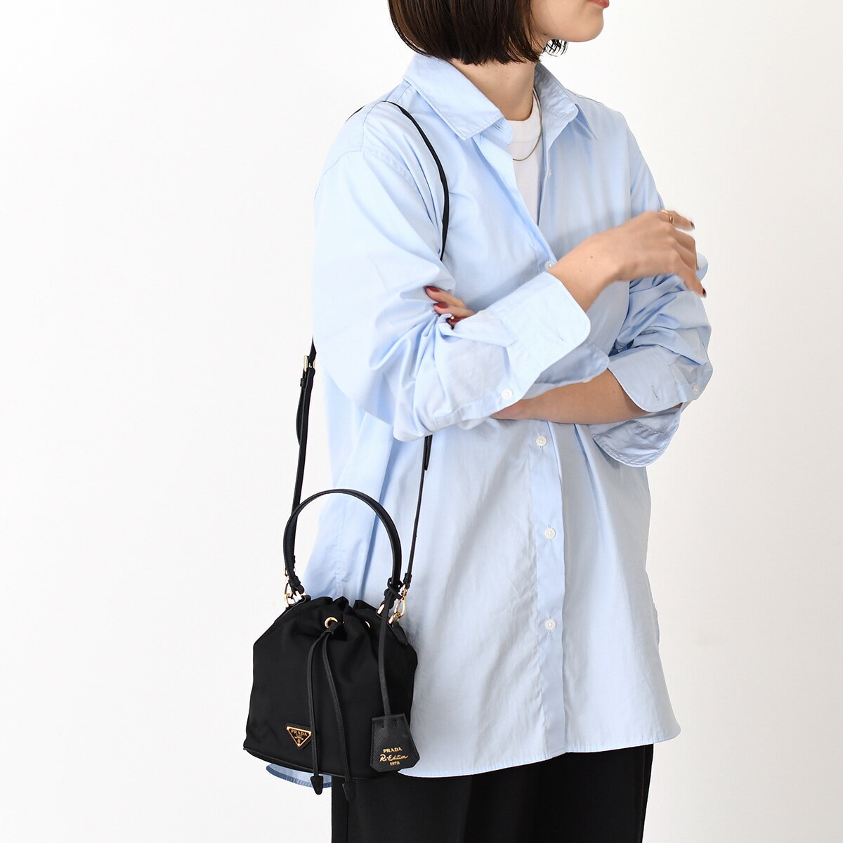PRADA プラダ 巾着 バッグ Re-Edition リエディション 1978 Re-Nylon リナイロン ...