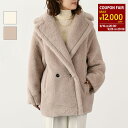 【最大12,000円オフクーポン】Max Mara マックスマーラ アウター コートジャケット OLGA オルガ テディベア ショート コート 1086034206 レディース ホワイト サンド ベージュ アルパカ オーバーサイズフィット 防寒 秋冬