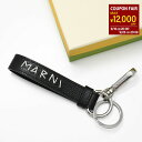 【最大12,000円オフクーポン】MARNI マルニ キーリング キーホルダー ロゴ刺しゅう レザーキーリング PCMI0018A2 P6533 メンズ ユニセックス ブルー ブラック ロゴ キーチャーム|詳細画像