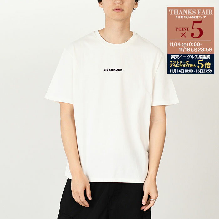 P5оݡꥯݥJILSANDER 륵 T ȥåץ T 롼ͥåT J47GC0156 J20103  եۥ磻 JIL SANDER ݥȥ Ⱦµ   ߥ˥ sstmcp