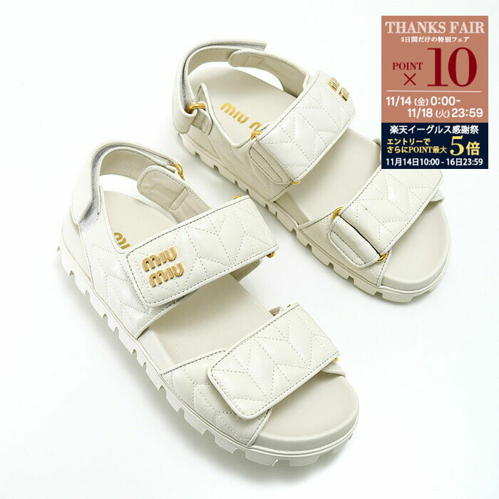 【P10倍対象＆金土日限定クーポン配布中】MIU MIU ミュウミュウ シューズ スポーティ マテラッセレザー..