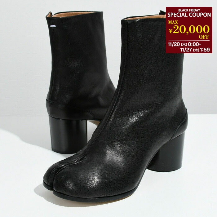 【限定クーポン配布中】MAISON MARGIELA メゾン マルジェラ ブーツ 「タビ」ブーツ S58WU0246 P3753 レディース BLACK ブラック レザー スプリットトゥ 足袋のサムネイル