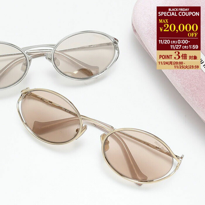 28ָP3ܡݥMIU MIU ߥ奦ߥ奦  󥰥饹 MU 52YS ǥ С   UVå