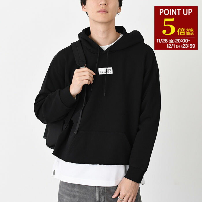 【P5倍対象商品】MM6 MAISON MARGIELA エムエムシックス メゾン マルジェラ スウェット フーディー トップス S52GU0234 M2502...