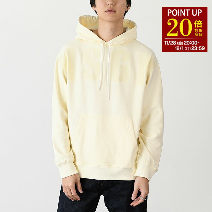 【P20倍対象商品】MSGM エムエスジーエム パーカー ロゴ フーディー 3340 MM602 メンズ ベージュ スウェット トレーナー フード トップス ポケット 長袖 コットン 秋 冬 裏毛