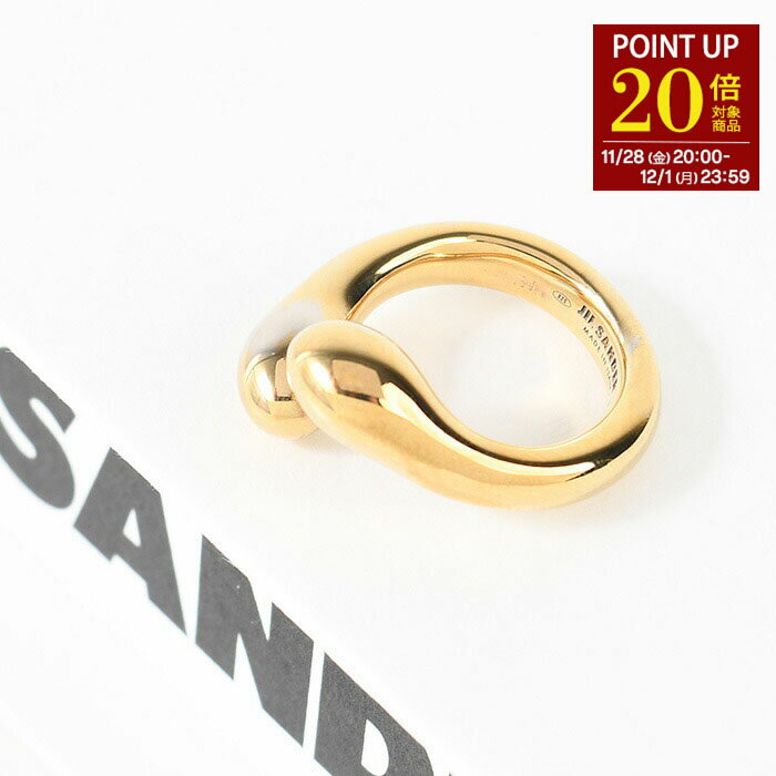 【P20倍対象商品】【訳あり】JILSANDER ジルサンダー 指輪 アクセサリー Anello リング J12UQ0016 J12002 レディース ゴールド シンプル(4)