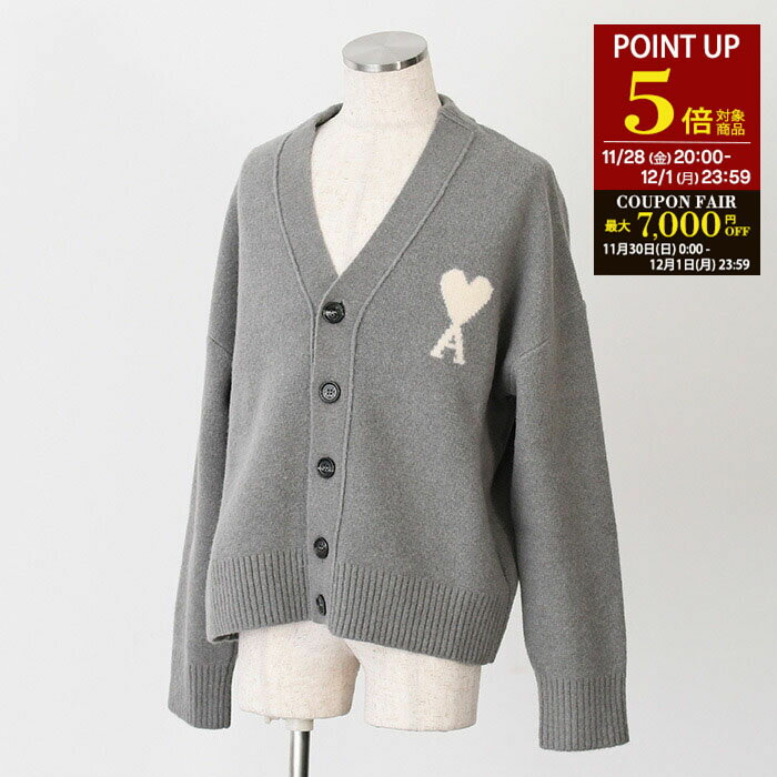 【P5倍対象＆クーポン】AMI ALEXANDRE MATTIUSSI AMI DE COEUR アミパリス ニット Ami De Coeur アルパ..