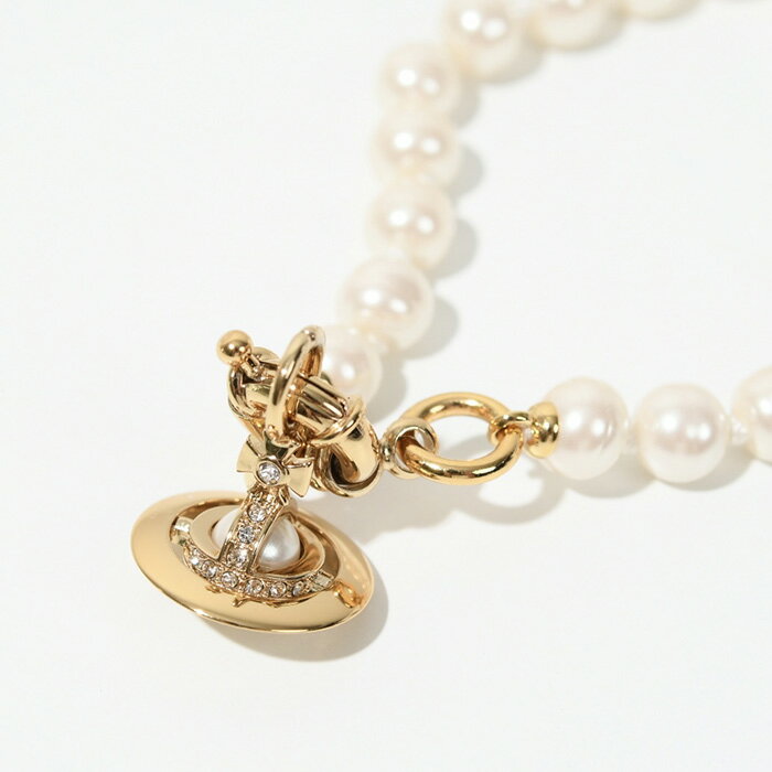 ヴィヴィアンウエストウッド Vivienne Westwood ヴィヴィアン ウエストウッド アクセサリー ブレスレット ALEKSA ブレスレット 6103006Q レディース ゴールド ホワイト パール 人気 おすすめ