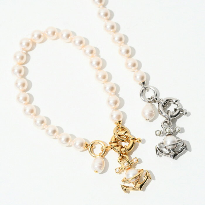 ヴィヴィアンウエストウッド Vivienne Westwood ヴィヴィアン ウエストウッド ブレスレット アクセサリー MARIALENA PEARL 61030074 レディース ゴールド シルバー パール ロゴ オケージョン 人気 おすすめ 【LITM】