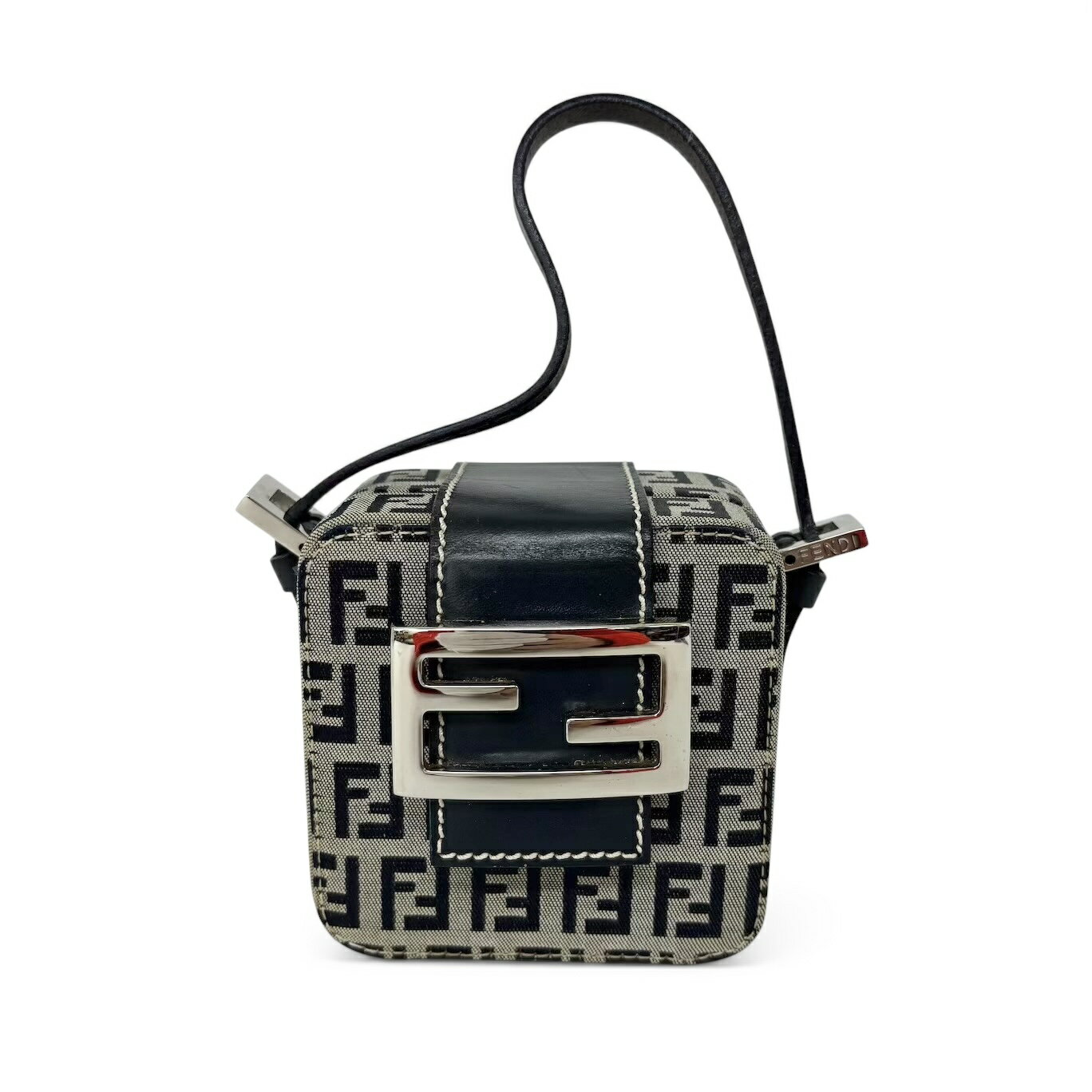 FENDI - フェンディ FENDI ズッキーノ ミニ バニティポーチ ハンドバッグ