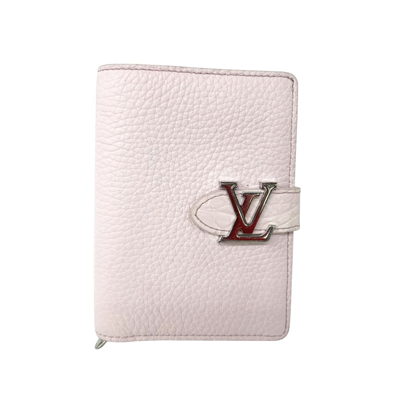 乐天商城 - ルイ・ヴィトン LOUIS VUITTON LV ヴェルティカル CPウォレット M82144 ローズジャスミン ゴールド金具 トリヨンレザー レディース 二つ折り財布　ICチップ内蔵