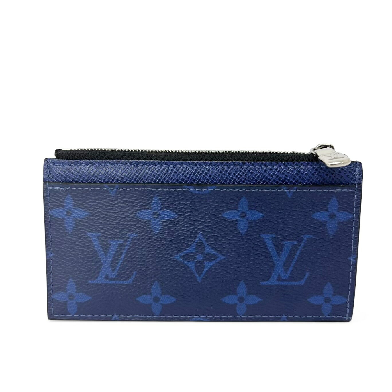LOUIS VUITTON ルイ・ヴィトン コインカード・ホルダー M30270 モノグラムキャンバス タイガラマ コバルト ブルー カードケース コンパクトウォレット コインケース 小銭入れ メンズ