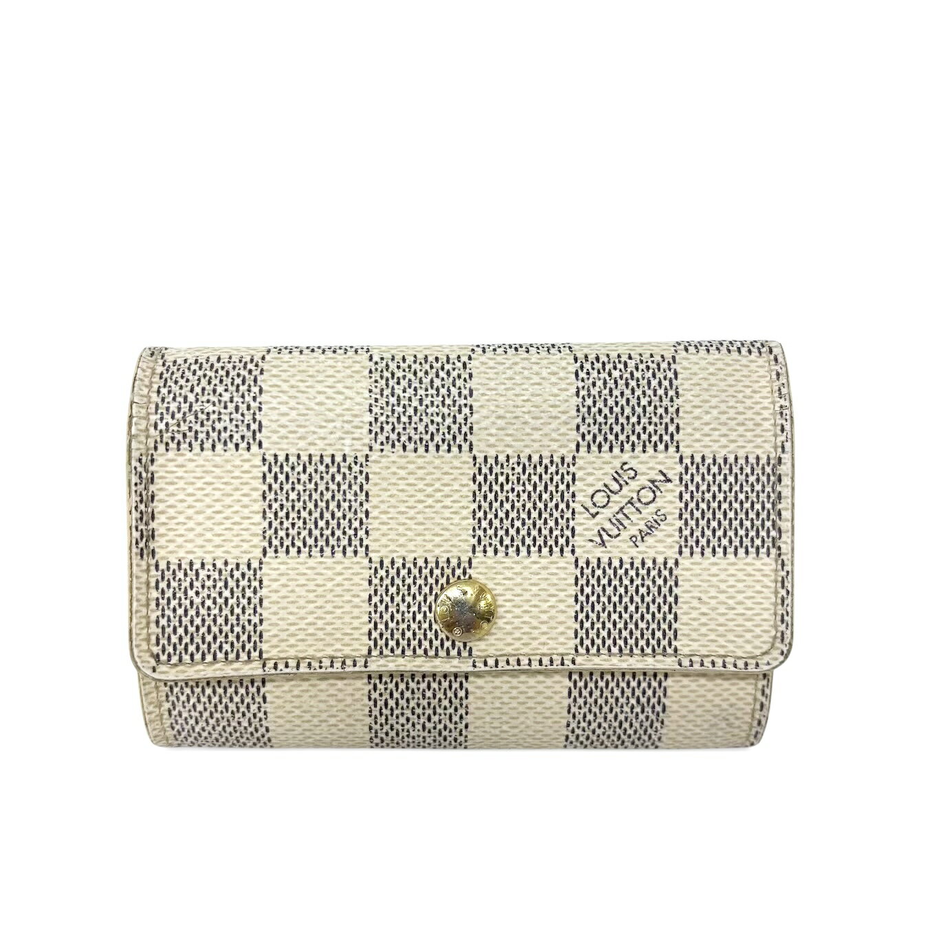LOUIS VUITTON ルイヴィトン　ミュルティクレ6 N61745 ダミエ・アズール　キーケース　6連