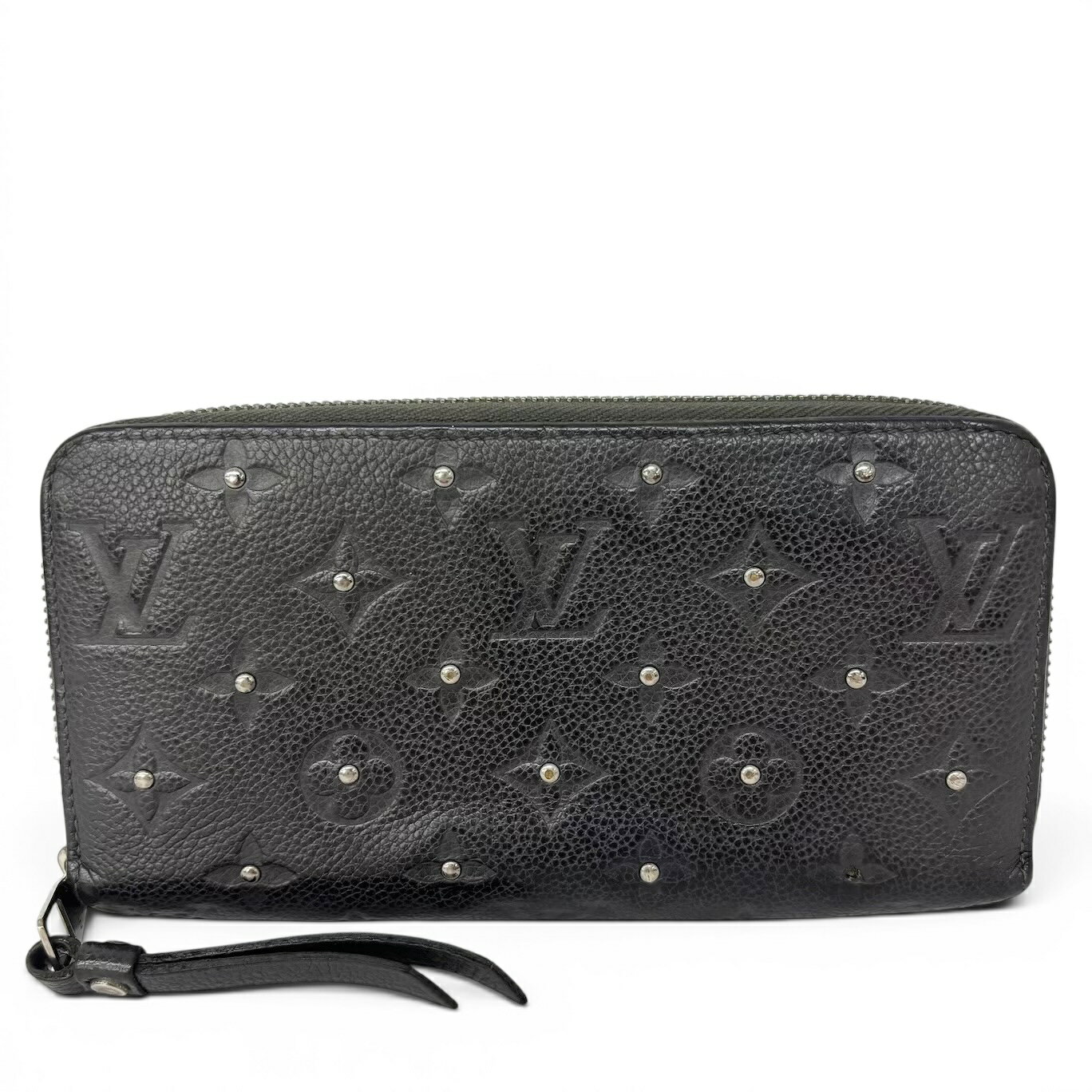 乐天商城 - LOUIS VUITTON ルイヴィトン ルイヴィトン M61442 プラティーヌ スタッズ ジッピーウォレット モノグラムアンプラント 長財布