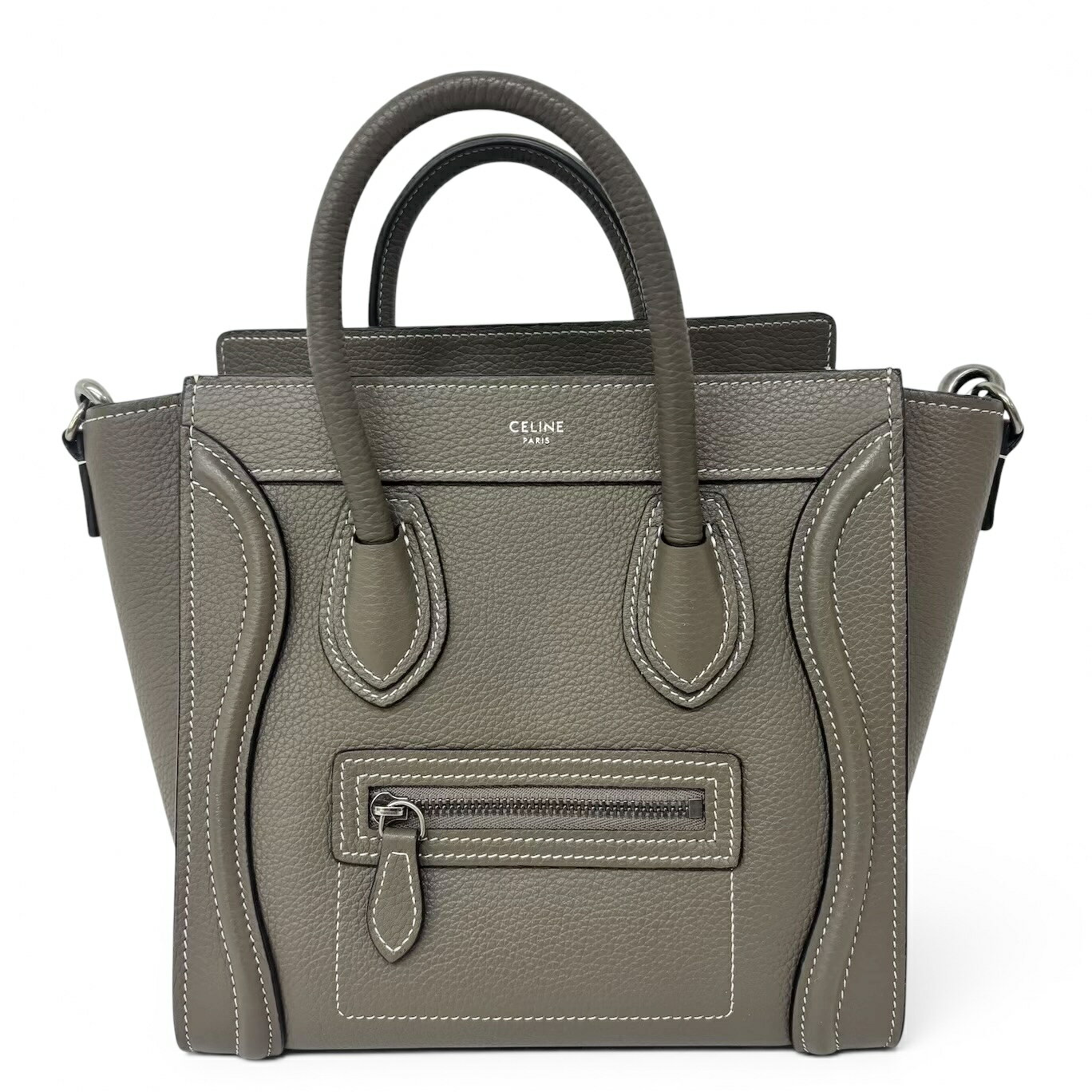 最終お値下CELINE セリーヌ ロゴ ストラップ クロスバック タンクグレー 楽天市場】セリーヌ ラゲージ（レディースバッグ｜バッグ）：バッグ