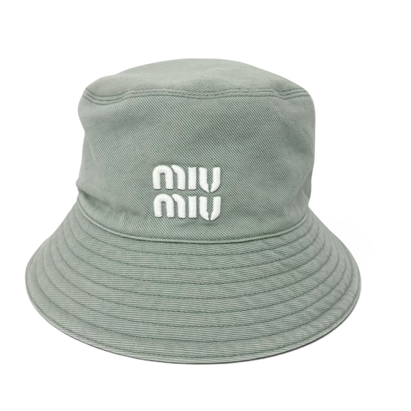 miu miu バケットハット　ネックレスセット！ 　収納袋付き miu miu バケットハット ネックレスセット！ 収納袋付き 【公式通販】