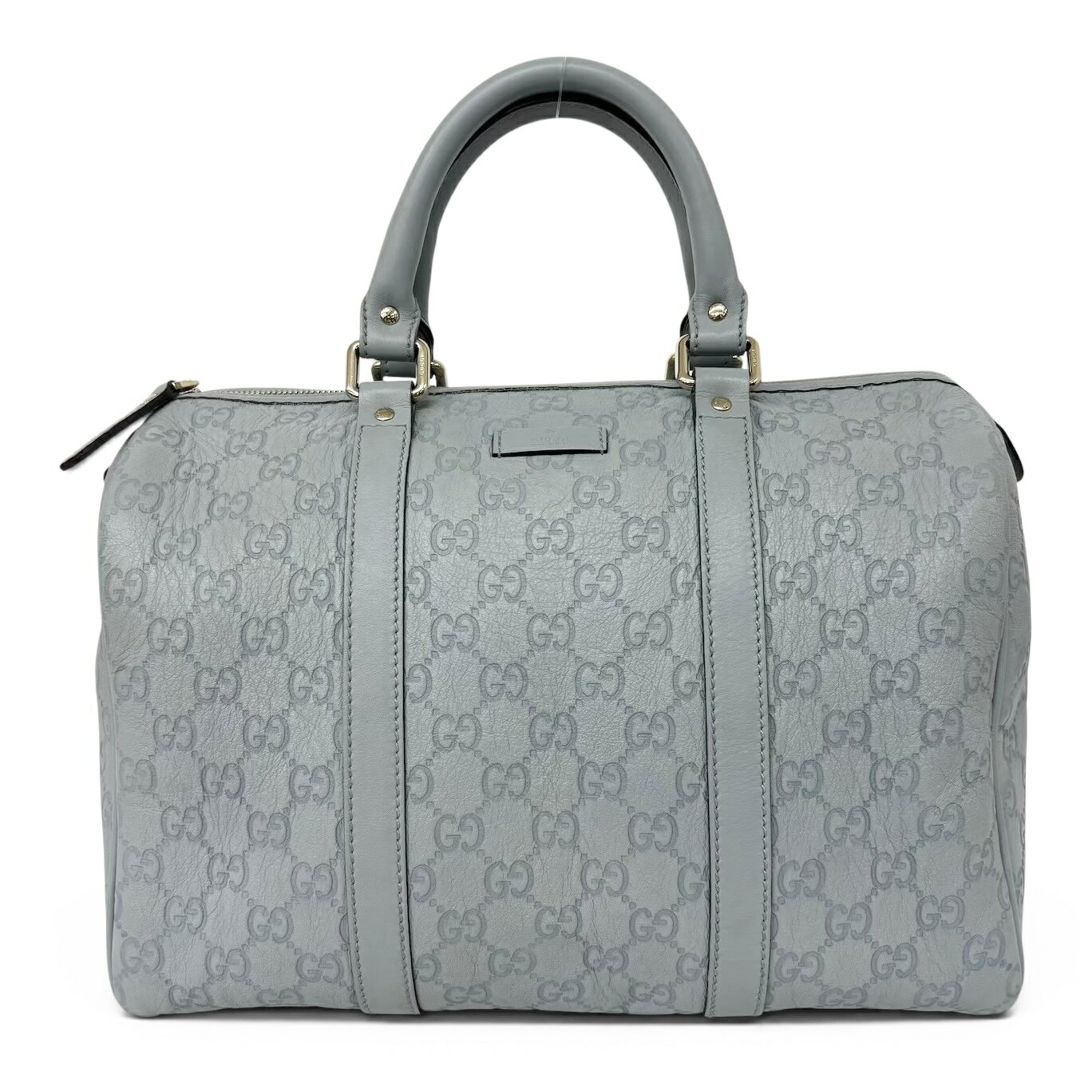 乐天商城 - GUCCI グッチ グッチシマ ボストンバッグ レザー ブルー 206501 レディース メンズ