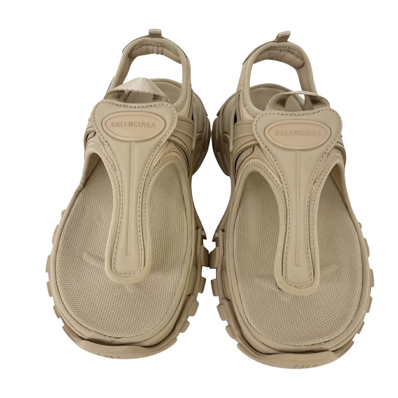 乐天商城 - BALENCIAGA バレンシアガ トラックサンダル ベージュ サンダル シューズ レディース メンズ