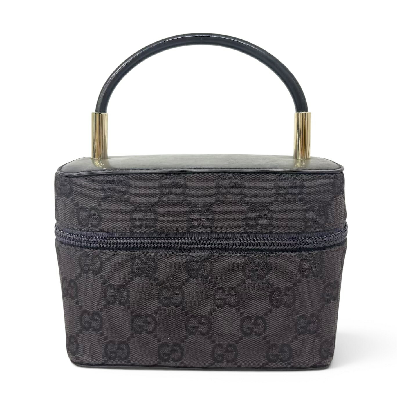 乐天商城 - GUCCI グッチ GGキャンバス バニティバッグ ハンドバッグ ブラック 039・1052 レディース