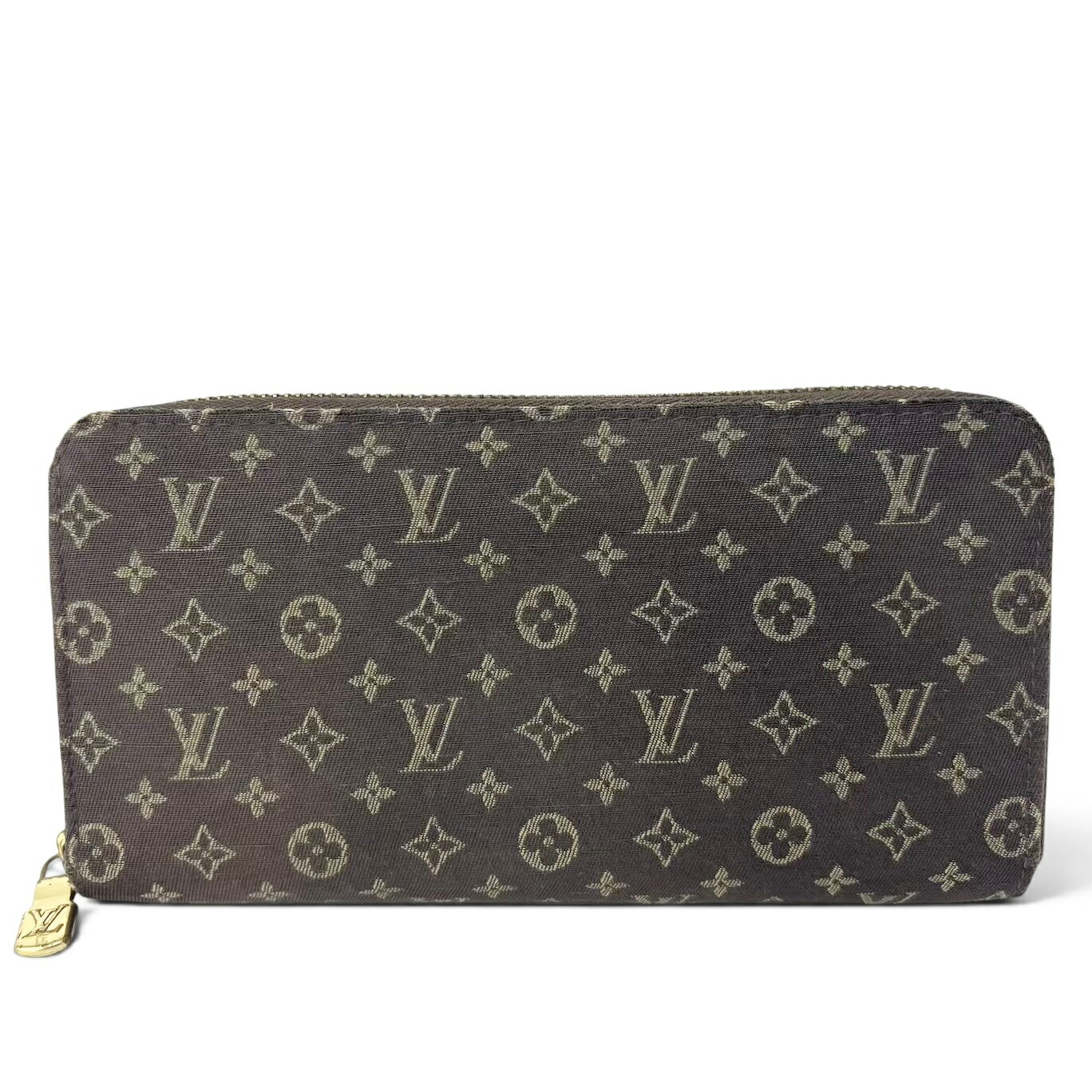 乐天商城 - LOUIS VUITTON ルイヴィトン モノグラムミニラン ジッピーウォレット ラウンドファスナー長財布 エベヌ M95235 レディース