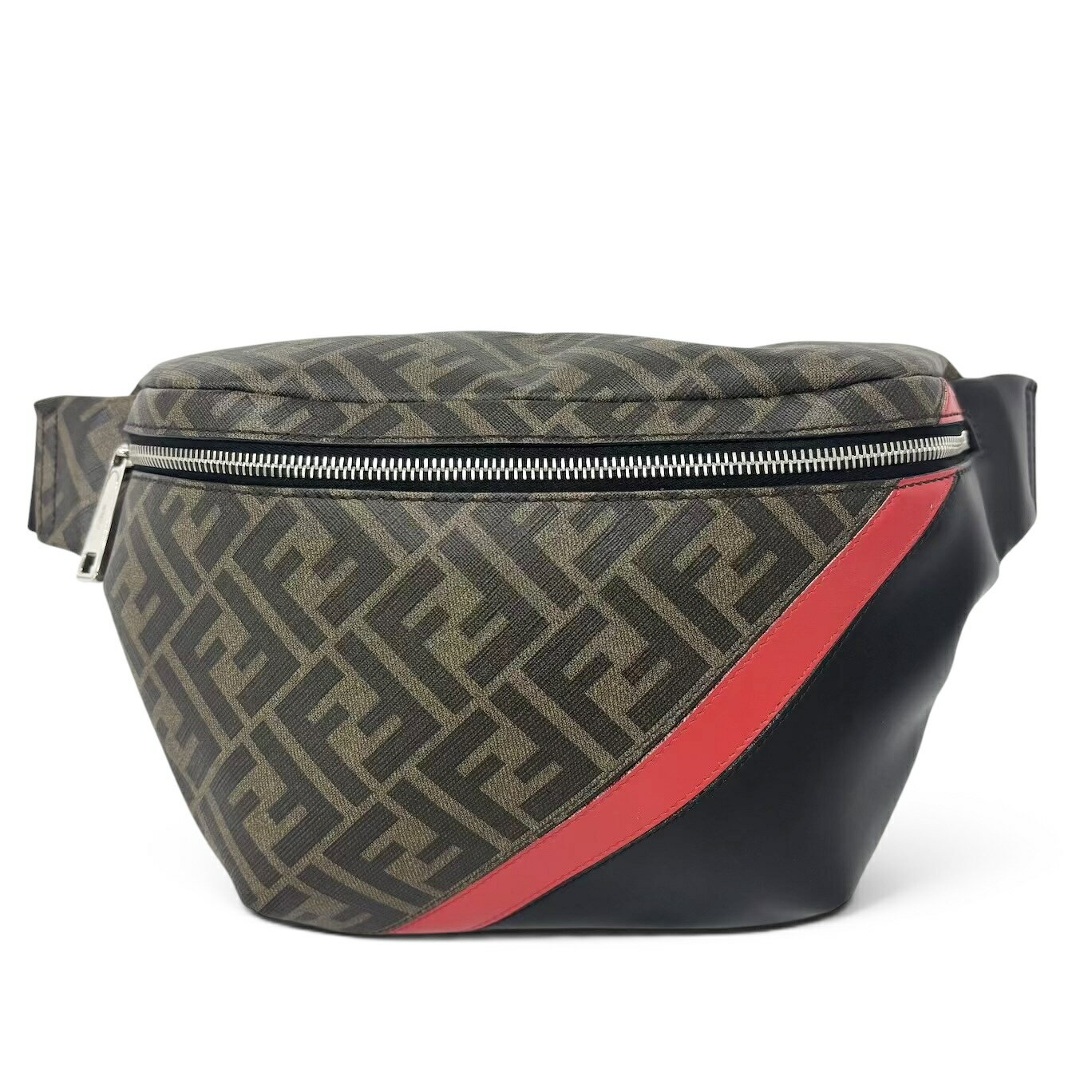 乐天商城 - FENDI フェンディ ズッカ柄 ダイアゴナル ベルトバッグ ボディバッグ 7VA434 ユニセックス