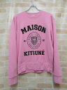  MAISON KITSUNE メゾンキツネ スウェット トレーナー KM00329KM0027 ピンク S 111379134