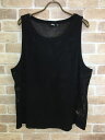 【中古】ポルトガル製 24SS STUSSY ステューシー BIG MESH TANK ビッグ メッシュ タンク ボクシーフィット SU24 ブラック S 33...