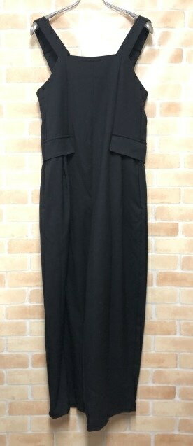 【中古】 IENA イエナ 24SS ブライトツイル サロペット 24040900105010 ブラック 36 111410243