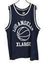 【中古】XLARGE エクストララージ 101232013004 タンクトップ メッシュ生地 ネイビー L 44830799