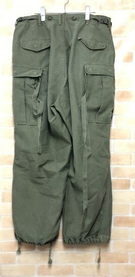 【中古】 USARMY ユーエスアーミー M51フィールドカーゴパンツ 50s 55-T-95000-20 オリーブグリーン 111425305