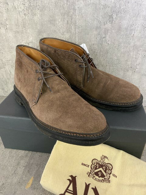 【中古】米国製 ALDEN オールテ゛ン チャッカ フ゛ーツ 1379 アメリカ USA製 スウェート゛ BEAMS+ ヒ゛ームス フ゜ラス フ゛ラウン 7D ...