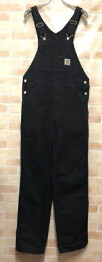 【中古】 Carhartt カーハート BIB OVERALL ブラック 30×32 111424736 【中古】 Carhartt カーハート BIB OVERALL ブラック 30×32 111424736