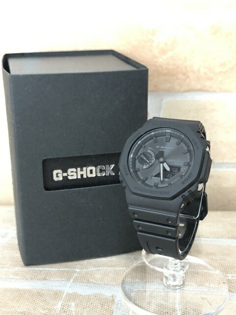 【中古】 箱・取扱説明書付 G-SHOCK ジーショック 腕時計 GA-B2100 ブラック 111342223
