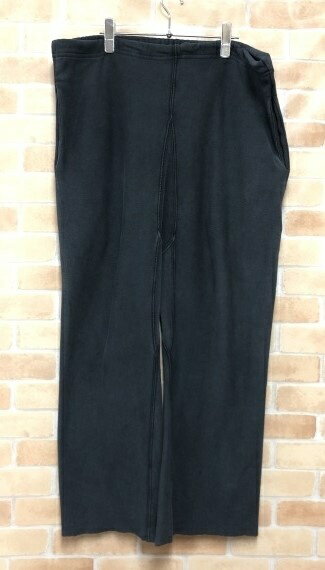 【中古】 Maison Margiela メゾンマルジェラ SWEAT PANTS S50KA0648 フェードブラック 44 111428298